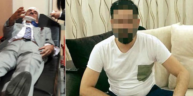 Kızını döven öğretmeni yumruklayarak hastanelik etti