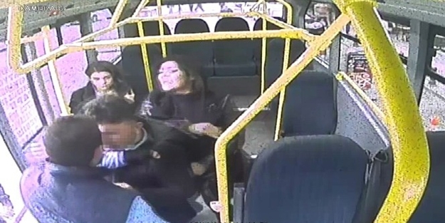 Kızını taciz edildiğini fark eden anne yumruğu salladı!