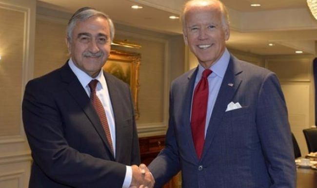 KKTC Cumhurbaşkanı Akıncı, Joe Biden ile görüştü