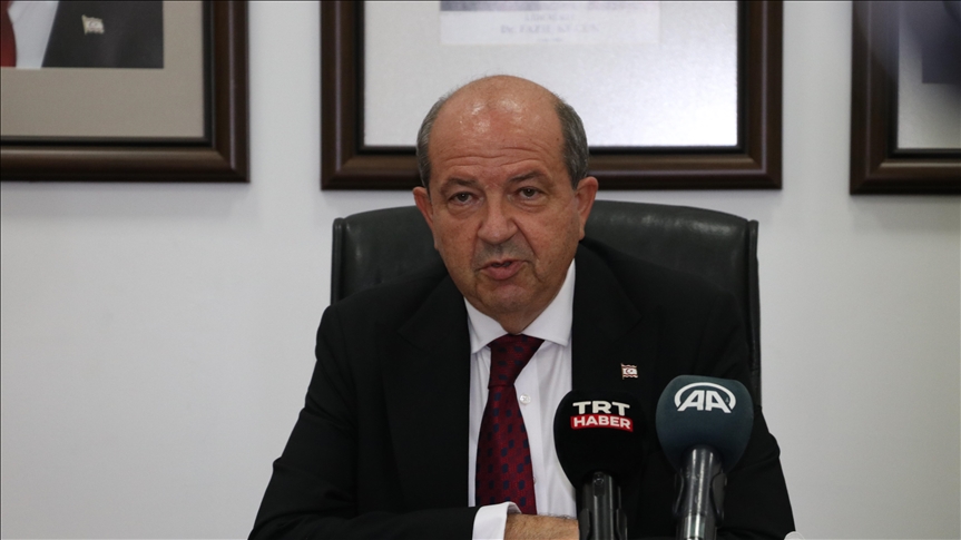 KKTC Cumhurbaşkanı Tatar: İki devletin iş birliğiyle Kıbrıs'ta anlaşma olabileceğini Guterres ile değerlendirdik