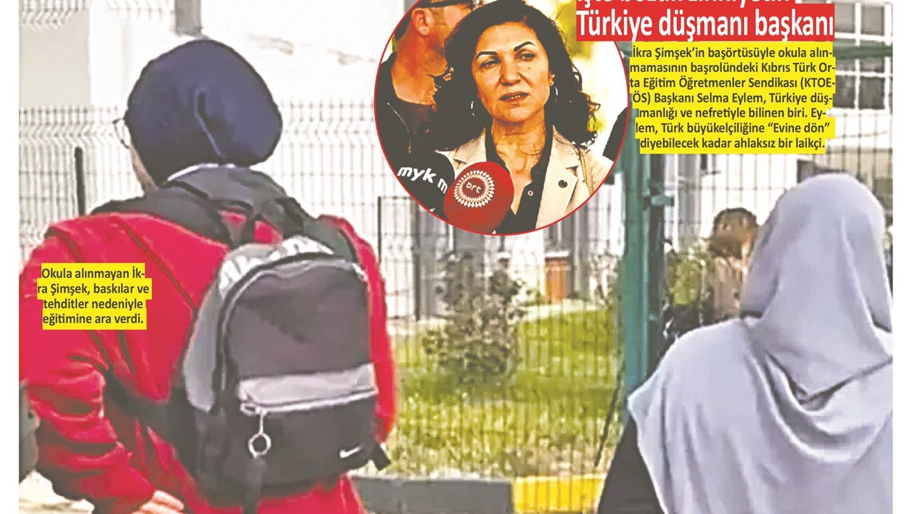 KKTC Hükümeti başörtüsü konusunda azgın azınlığa teslim oldu! Yerli Rumlara boyun eğdiler