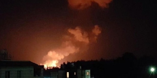 KKTC'de askeri bölgede peş peşe patlamalar yaşandı!