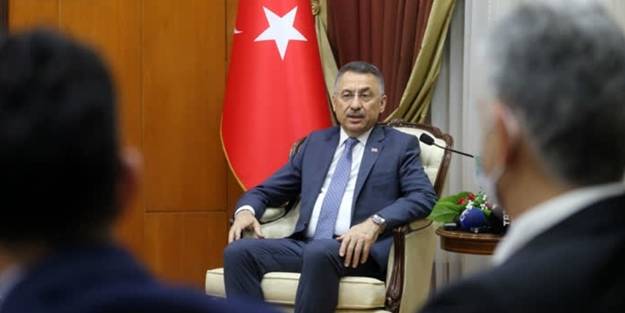 KKTC'de Fuat Oktay'dan dünyaya mesaj: Ziyaret amacımız...