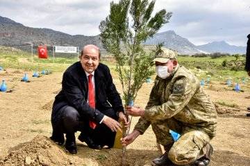 KKTC’de Türk Mukavemet Teşkilatı Şehitlerini Anma ve Ağaçlandırma Töreni düzenlendi