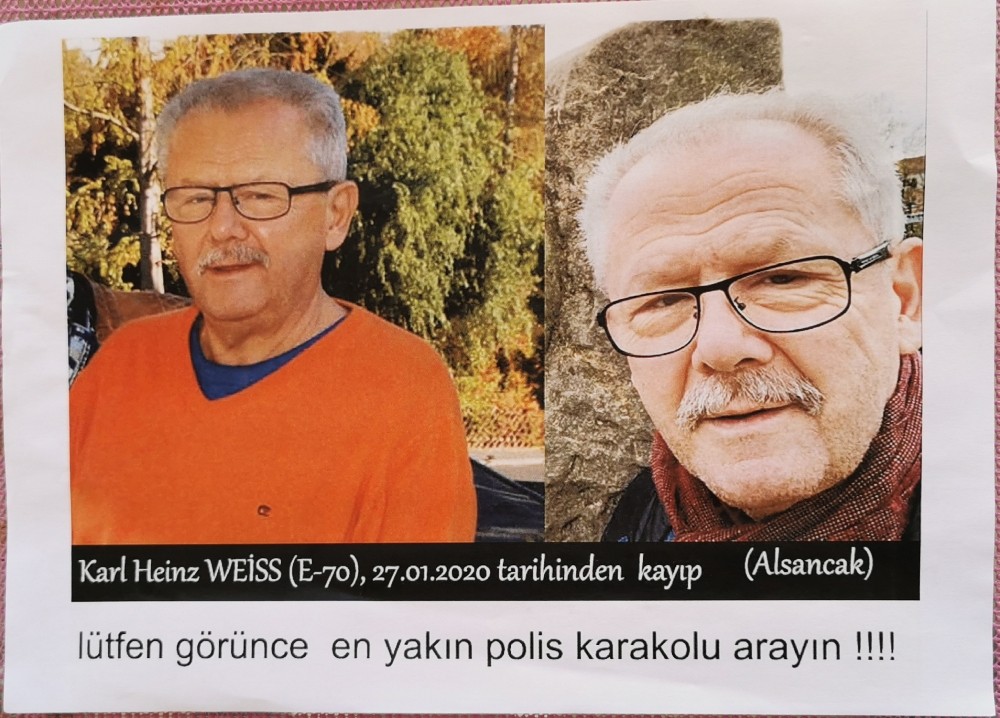 KKTC’ye tatile gelen Alman turist kayboldu 
