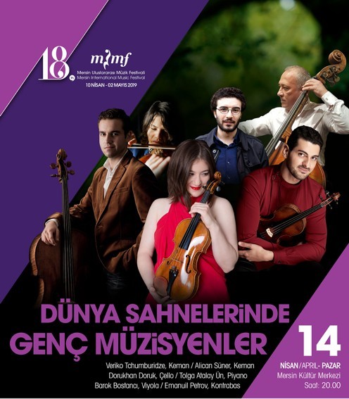 Klasik müziğin dünya sahnelerindeki genç müzisyenleri Mersinlilerle buluşacak 