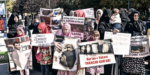 Kobani eylemlerinde vahşice öldürülen 6 genç anıldı