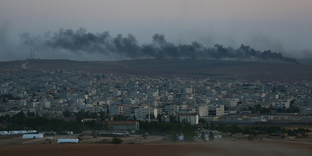 Kobani'deki IŞİD hedefleri bombalandı