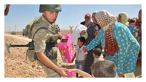 Kobani’ye 820 TIR yardım