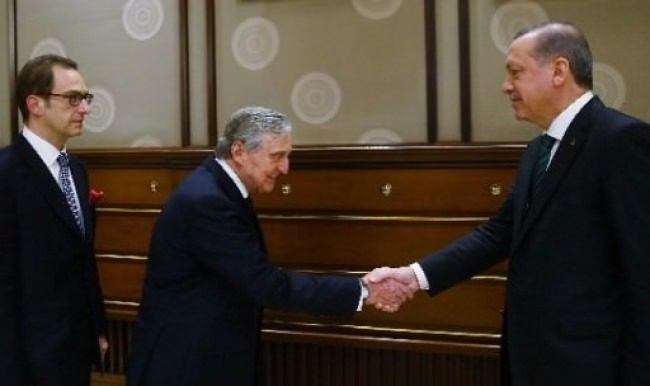 Koç ailesinden Erdoğan'a ziyaret