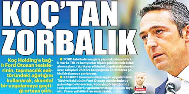 Koç’a rekor ceza yolda