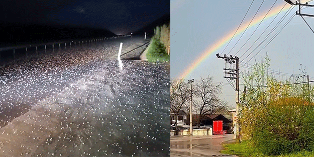 Kocaeli'de 1 günde 4 mevsim!