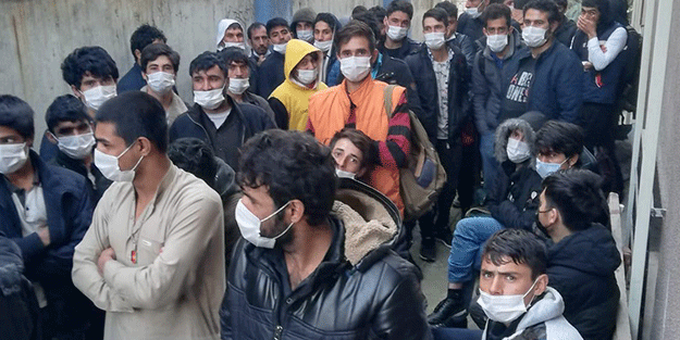 Kocaeli'de 90 düzensiz göçmen yakalandı