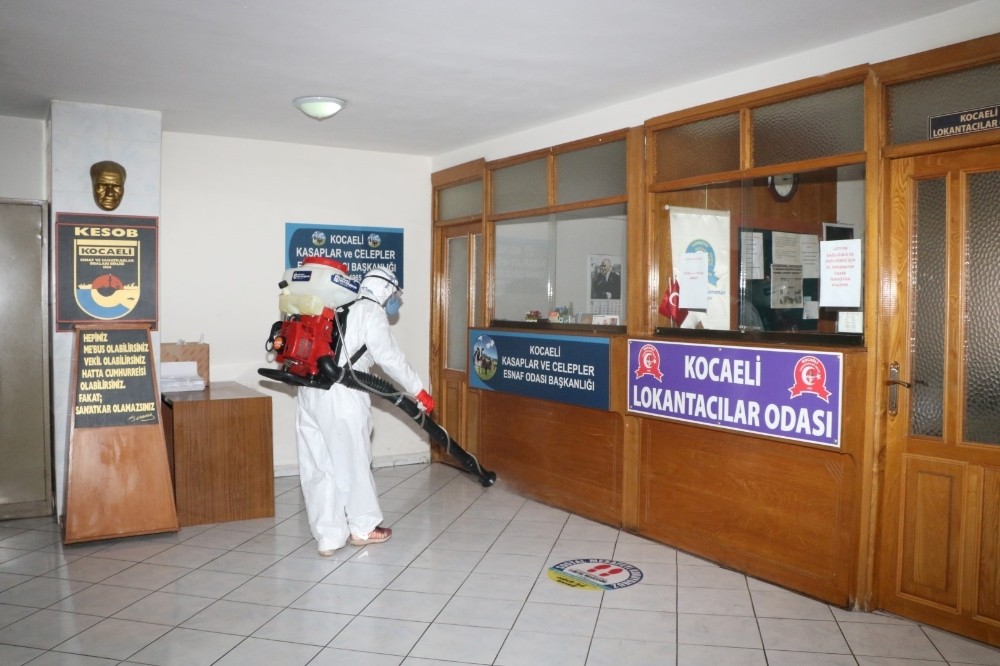 Kocaeli’de dezenfekte çalışmaları sürüyor 
