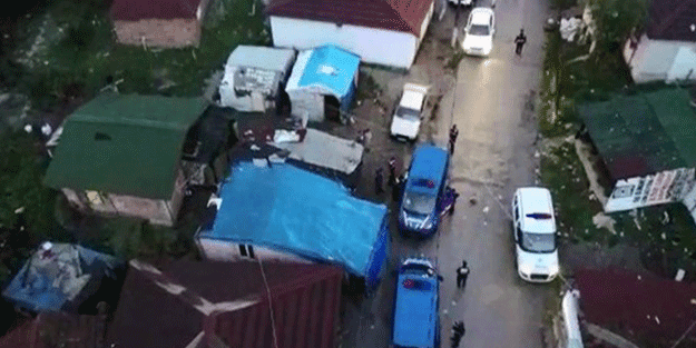 Kocaeli'de drone destekli operasyon! İşte ele geçirilenler