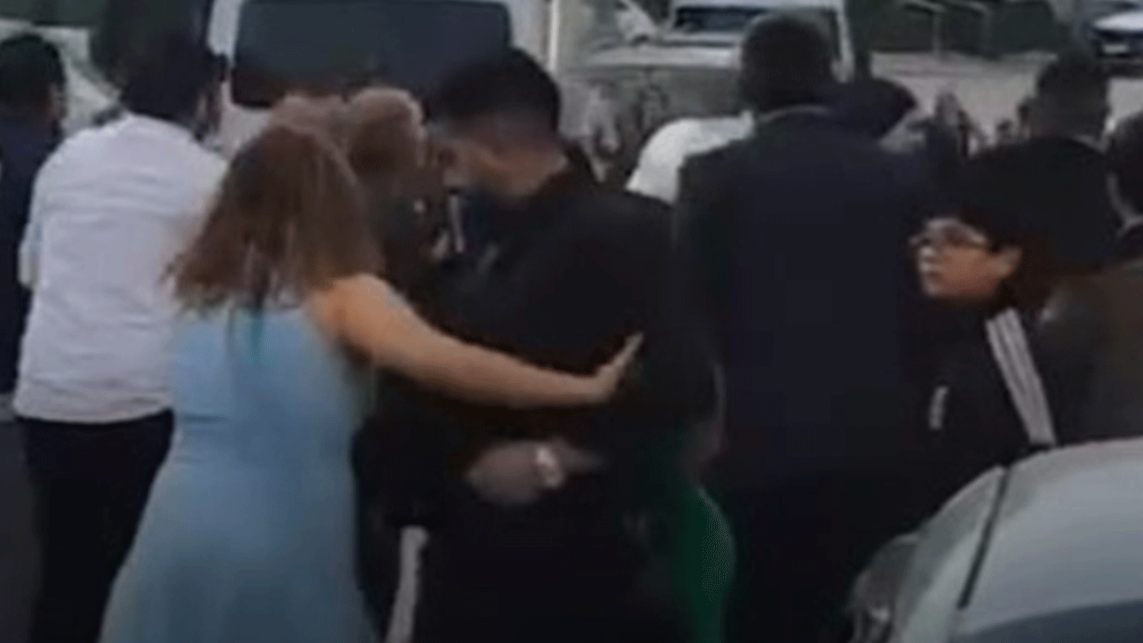 Kocaeli'de düğün öncesi kavga kameraya yansıdı!