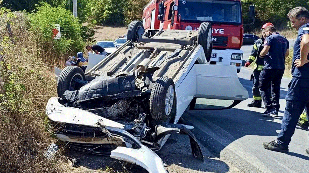 Kocaeli'de evli çifti ayıran kaza!