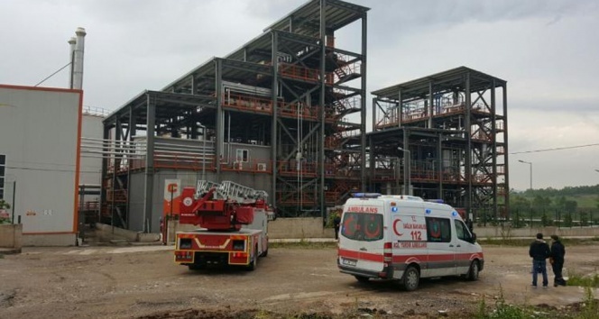 Kocaeli’de fabrikada korkutan yangın