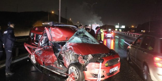 Kocaeli’de feci kaza! 1 ölü 5 yaralı
