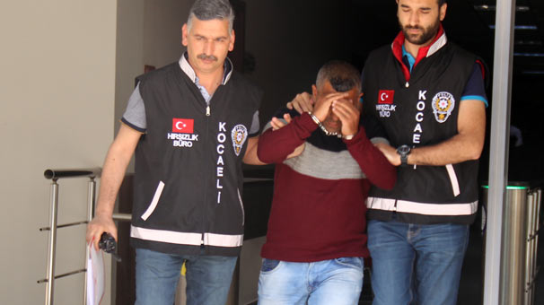 Kocaeli’de güpegündüz villadan 10 bin TL'lik ziynet eşyası çalan hırsız yakalandı