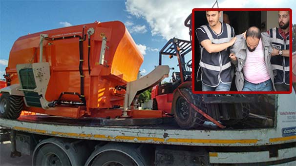 Kocaeli'de iş makinesi hırsızı yakayı ele verdi