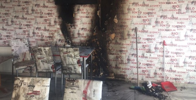 Kocaeli'de restorana molotoflu saldırı