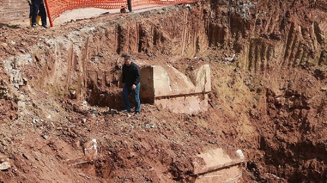 Kocaeli'de Roma mezarları bulundu