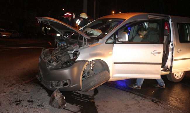 Kocaeli'de trafik kazası: 1 yaralı