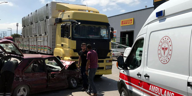 Kocaeli'de trafik kazası! Yaralılar var