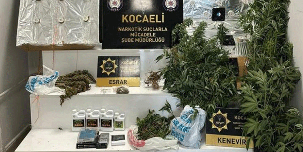 Kocaeli'de uyuşturucu operasyonunda 6 kişi gözaltına alındı