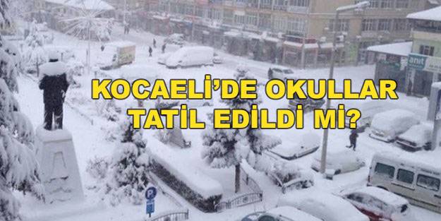 Kocaeli’de yarın okullar tatil mi? Kocaeli 10-11 Mart (Perşembe, Cuma) okul tatil edildi mi? Son dakika Valilik açıklama yaptı mı?