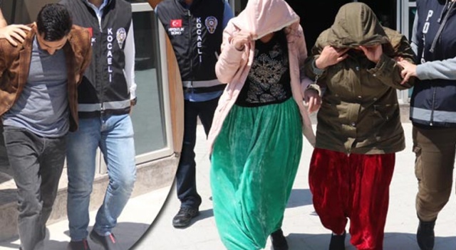 Kocaeli'de yengeleriyle hırsızlık yaparken yakalandı