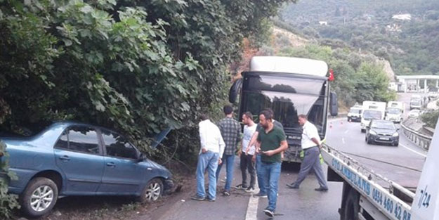 Kocaeli'de zincirleme trafik kazası: 6 yaralı