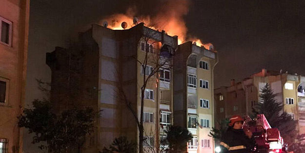 Kocaeli'nde korkutan yangın