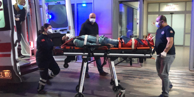 Polisten kaçarken bacağını kırdı!