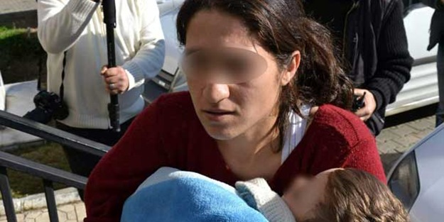 Kocasına kızdı ve 3 yaşındaki çocuğunu...