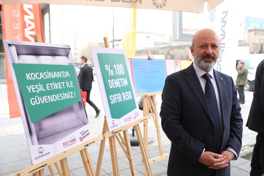 Kocasinan, güvenli asansör istatistiğinde Türkiye birincisi oldu 