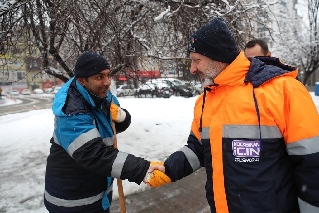 Kocasinan’da kar seferberliği