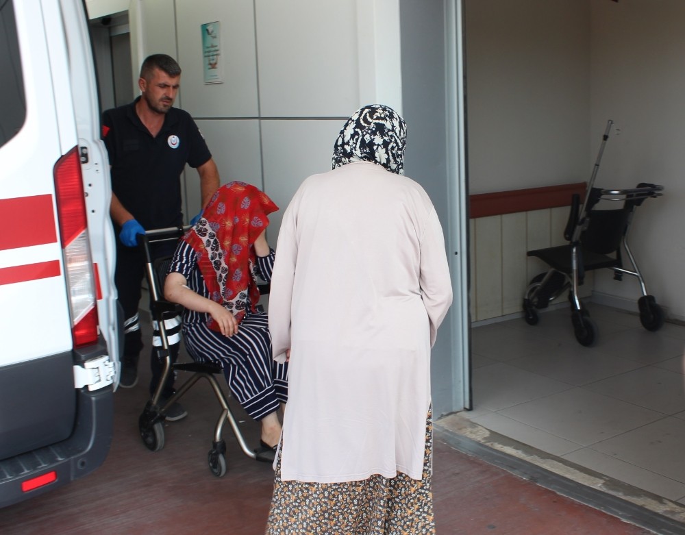 Kocasının darp ettiği kadın komşusuna sığındı 