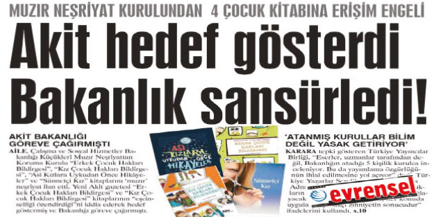 Koç’un kitabı muzır sayıldı Evrensel kudurdu