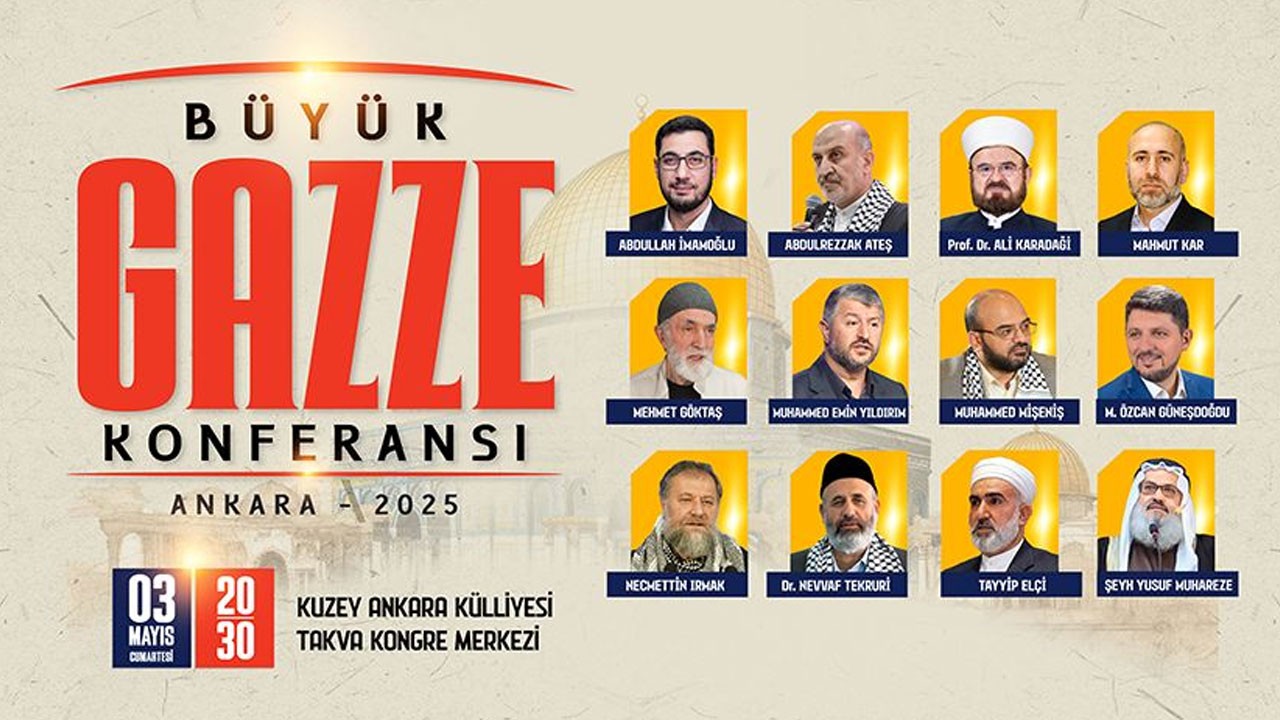 Köklü Değişim siyonist zulme sessiz kalmıyor! "Büyük Gazze Konferansı"na davet