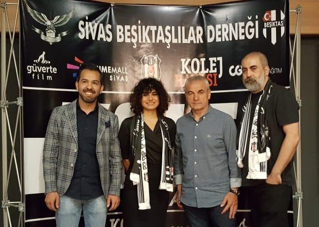 ‘Kolej Havası’ filmi Sivas’ta taraftarla buluştu 