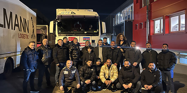 Köln'den 120 tonluk yardım malzemesi yola çıktı