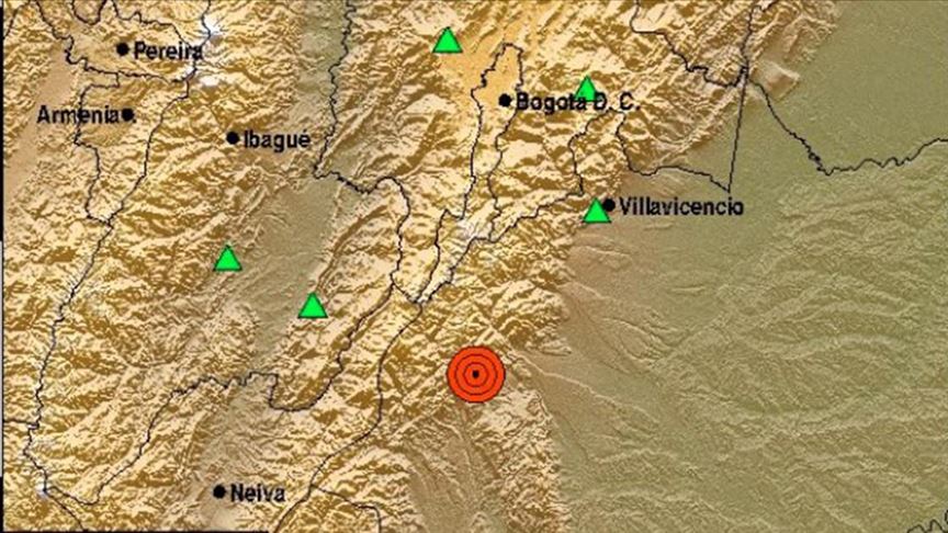 Kolombiya'da 6,2 büyüklüğünde deprem