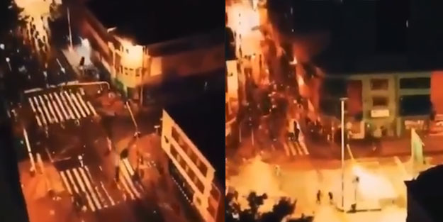 Kolombiya'da polis halka ateş açtı!