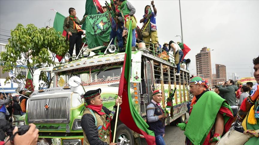Kolombiya'daki protestolar 9. gününde