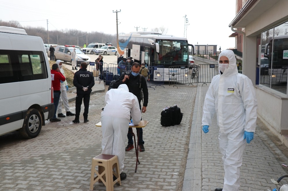 Kolombiya’dan gelen 10 kişi Bolu’da karantinaya alındı 