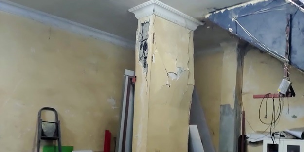 Kolonlarından ses geliyordu! Harekete geçildi