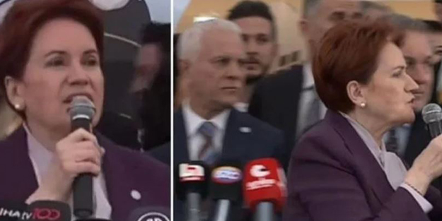 Koltuğa oturmadan fırçalamaya başladı! Akşener: Azıcık susun ya!