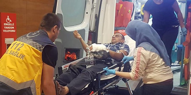 Kolunu makineye kaptıran genç ağır yaralandı